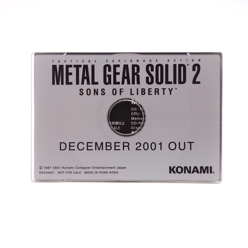 Metal gear solid mgs2 scheda - metal,