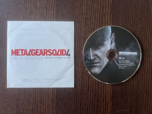 Metal gear solid promo - promo, dvd