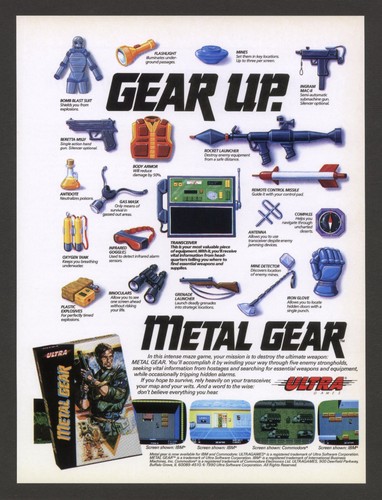 Metal gear - metal, original)