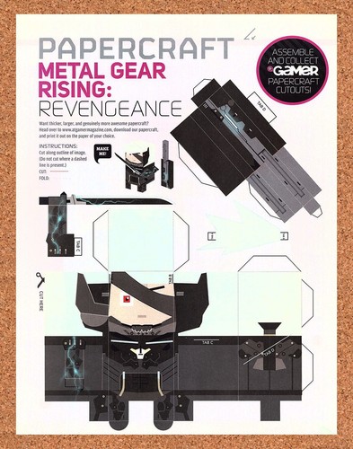 Metal gear rising papercrft - metal,