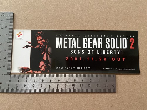 Adesivo promo metal gear solid - promo,