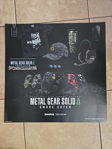 Poster promozionale metal gear - metal,
