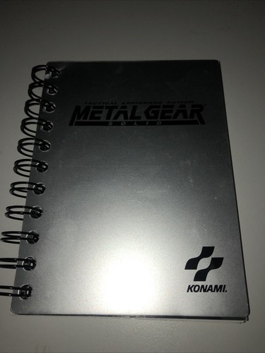 Metal gear notebook - gear,
