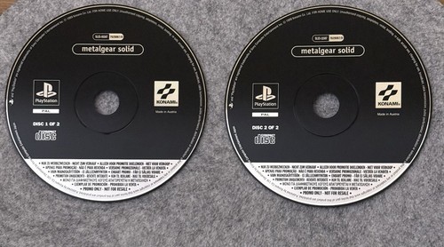 Metal gear solid promo disc - metal,
